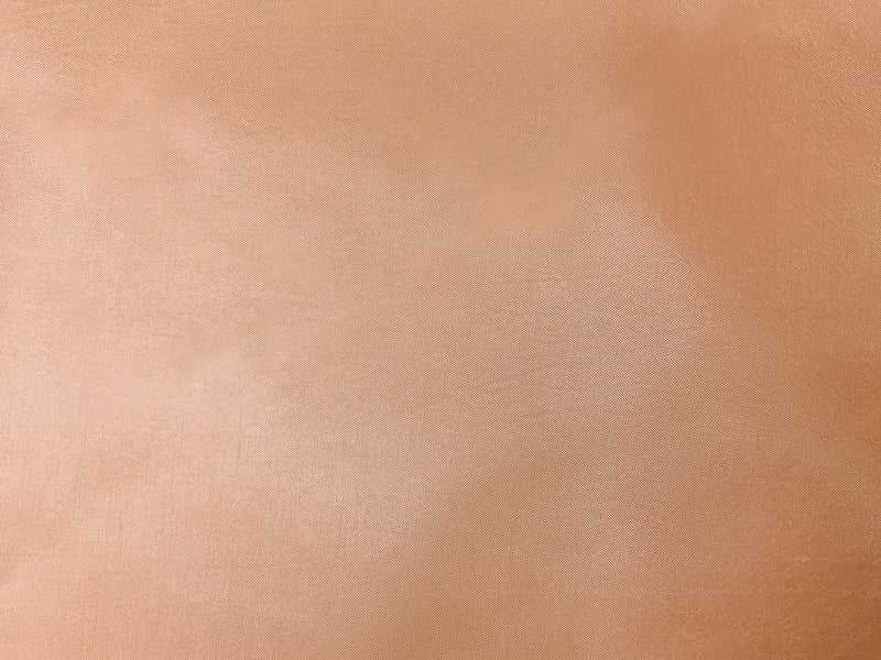 Peach Beige Poly China Silk Solid Lining Woven Fabric