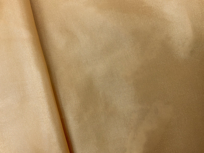 Beige Poly China Silk Solid Lining Woven Fabric