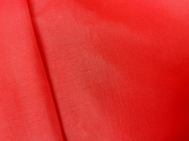 Red Poly China Silk Solid Lining Woven Fabric