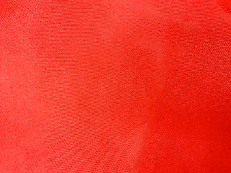 Red Poly China Silk Solid Lining Woven Fabric