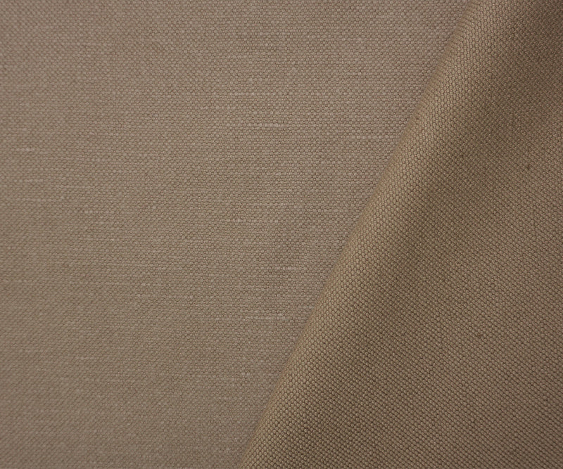Brown PKaufmann Cotton-Linen Fulton Canvas Decorating Fabric