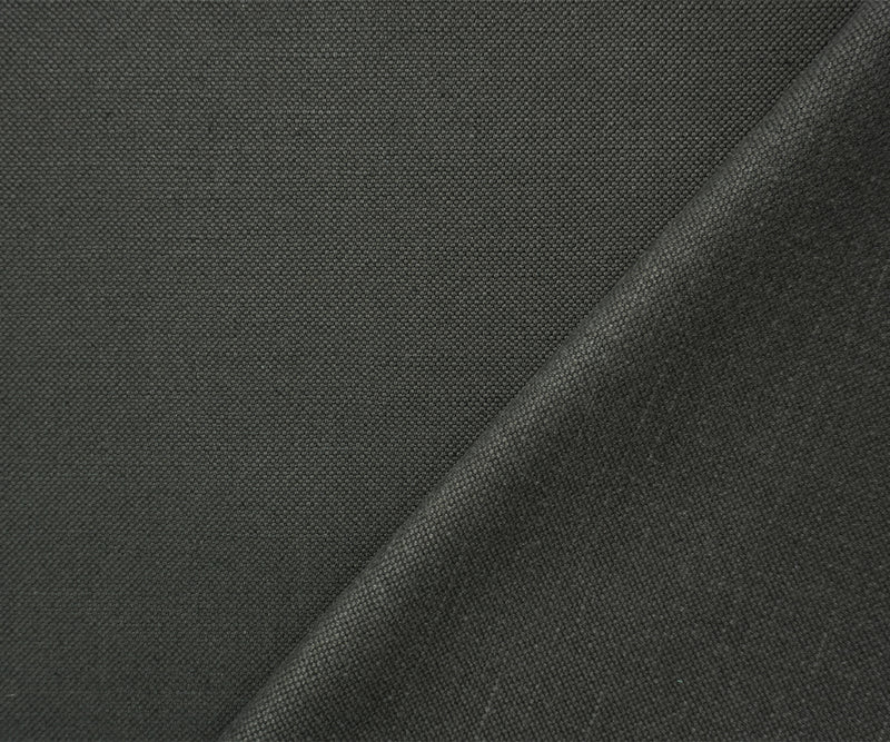 Dark Gray PKaufmann Cotton-Linen Fulton Canvas Decorating Fabric