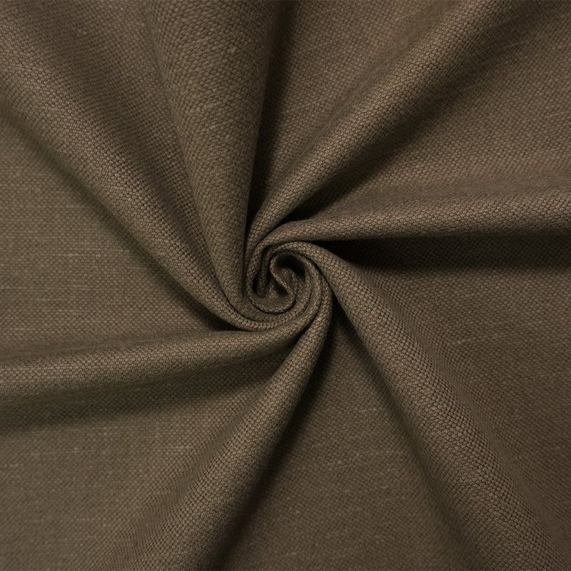 Brown PKaufmann Cotton-Linen Fulton Canvas Decorating Fabric