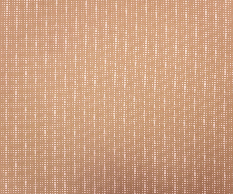 Brown-Beige Poly Spandex Dot Printed ITY Jersey Knit Fabric