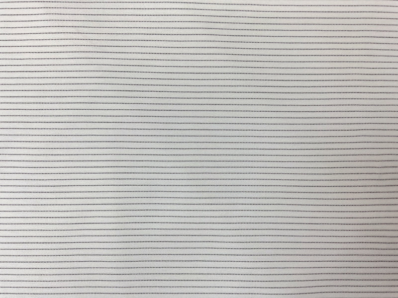 Ivory-Black Rayon Nylon Poly Spandex Stripe Ponte Knit Fabric