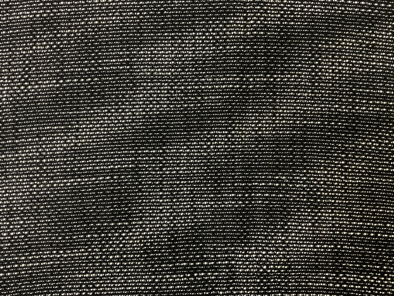 Black-White Acrylic Poly Stripe Texture Dobby Woven Fabric