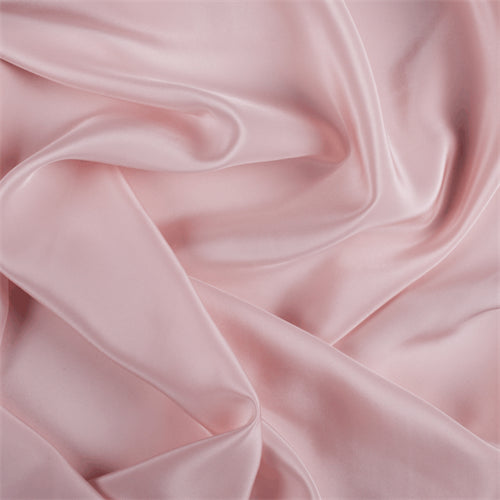 Runway Silks Blush Pink Silk Crepe de Chine Fabric - Reorderable