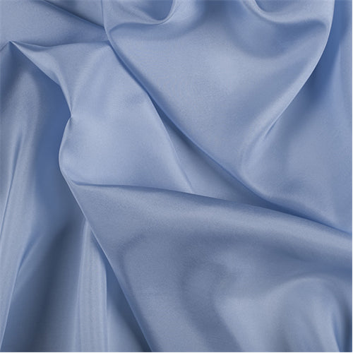 Runway Silks Sky Blue Silk Crepe de Chine Fabric - Reorderable