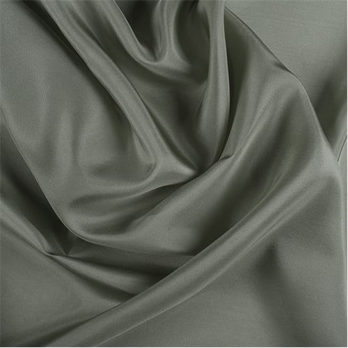 Runway Silks Dark Sage Silk Crepe de Chine Fabric - Reorderable