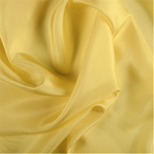 Runway Silks Bright Yellow Silk Crepe de Chine Fabric - Reorderable