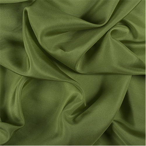 Runway Silks Apple Green Silk Crepe de Chine Fabric - Reorderable