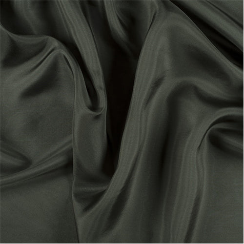 Runway Silks Olive Green Silk Crepe de Chine Fabric - Reorderable