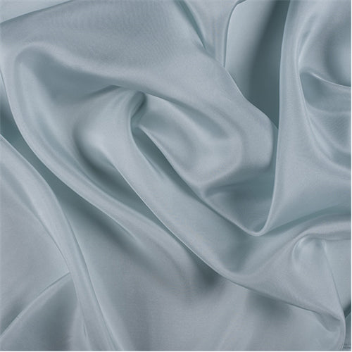 Runway Silks Pale Blue Silk Crepe de Chine Fabric - Reorderable