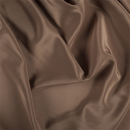 Runway Silks Brown Silk Crepe de Chine Fabric - Reorderable