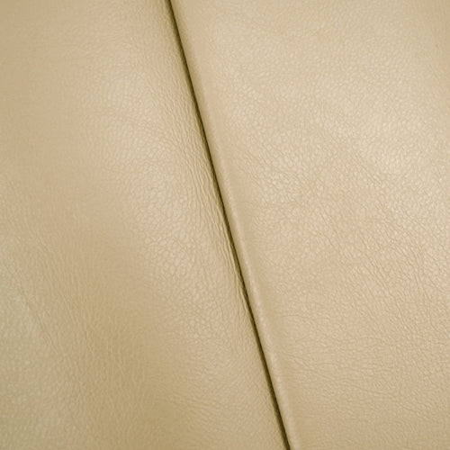 Khaki Beige Faux Leather Woven Home Decorating Fabric