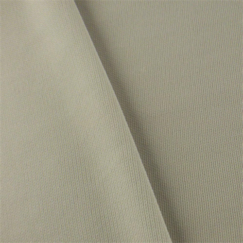 1 7/8 YD PC-Clay Gray Matte Jersey Fabric