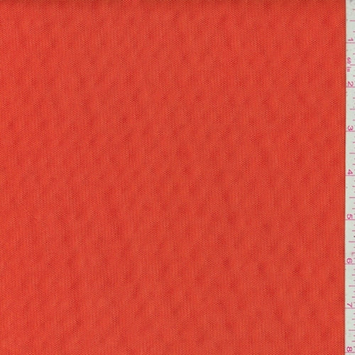 1 3/8 YD PC-Orange Tulle Fabric