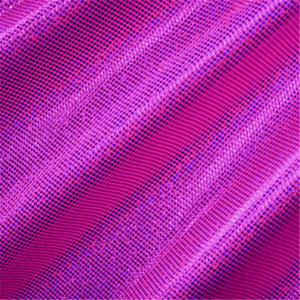 Fuschia/Fuschia Hologram Dot Bolt Fabric