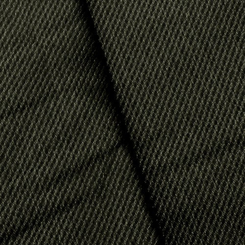 Gunmetal/Silver Gray Stretch Twill Woven Fabric