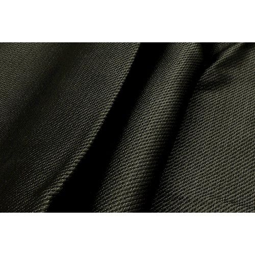 Gunmetal/Silver Gray Stretch Twill Woven Fabric