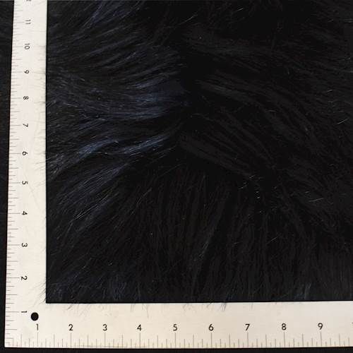 Luscious Black High Pile Hide