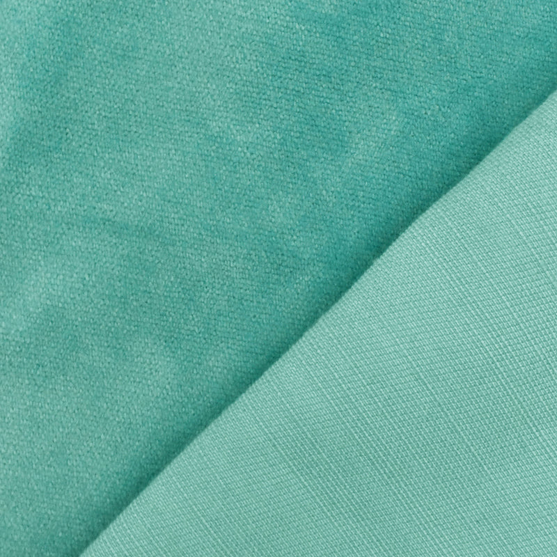 Summer Turquoise Low Pile Velvet Woven Home Decorating Fabric
