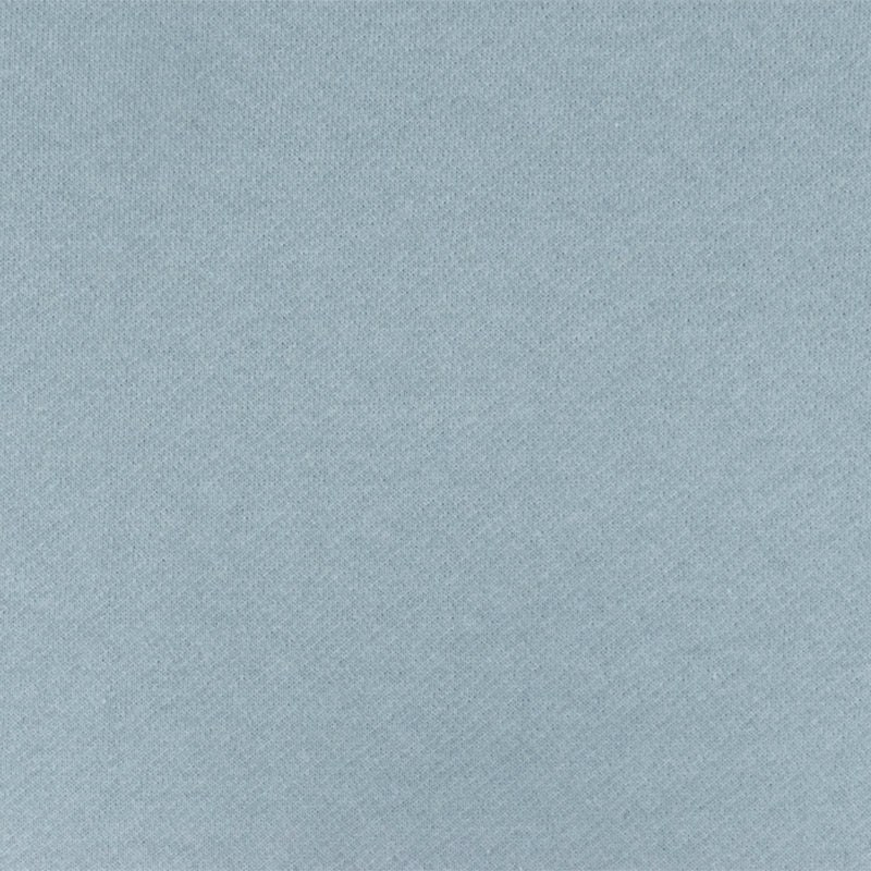 Ash Sky Blue 19 oz Cotton Sweatshirt Fleece Knit Fabric - Heavy Weight