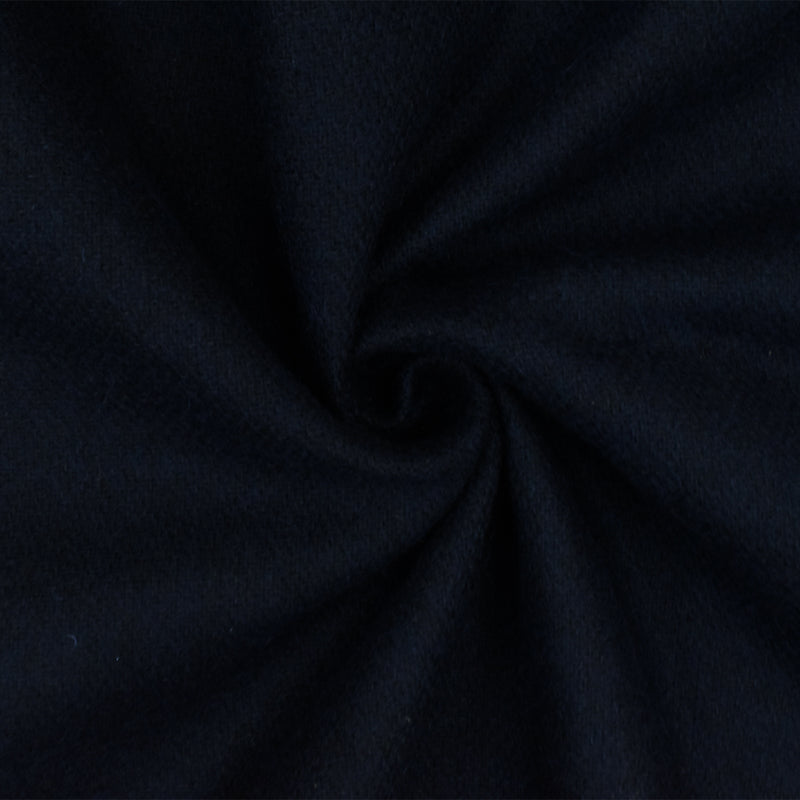 Stark Blue Wool Twill Woven Jacketing Fabric