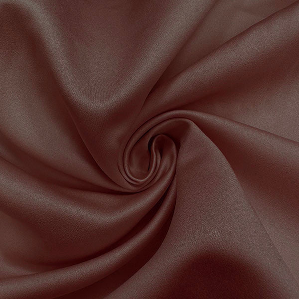 15 YD Bolt-Brown Bridal Satin Fabric
