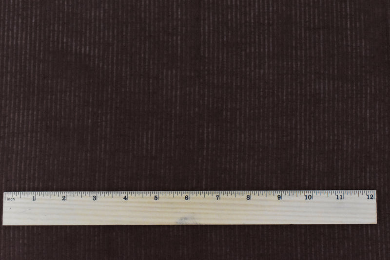 Brown Stripe Cotton Leno Woven Fabric