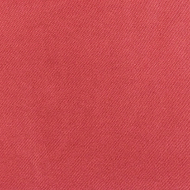 4 1/4 YD PC-Red Famous Designer Rayon-Poly Sand washed Twill Fabric