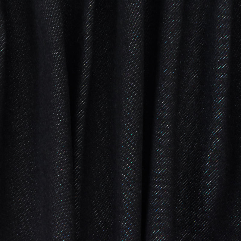 Night Navy Blue-White Red 10 oz. Cotton Japanese Selvedge Denim Fabric