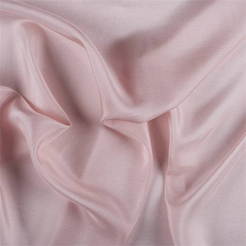 Runway Silks Blush Pink Silk Habotai Fabric - Reorderable