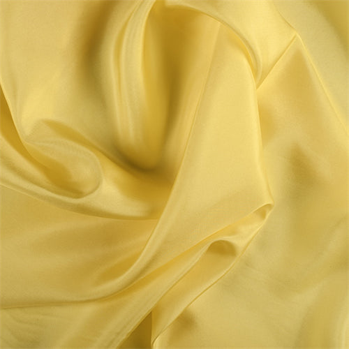 Runway Silks Bright Yellow Silk Habotai Fabric - Reorderable