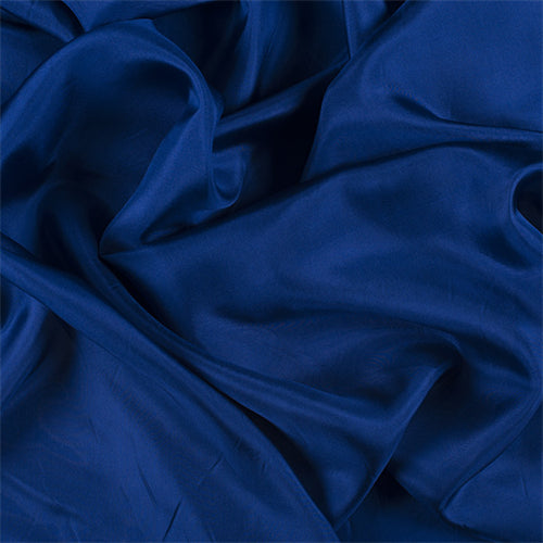 Runway Silks Blue Silk Habotai Fabric - Reorderable