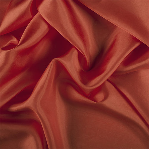 Runway Silks Tangerine Silk Habotai Fabric - Reorderable