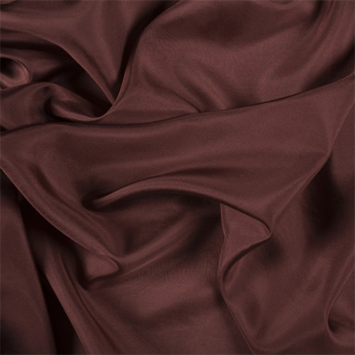 Runway Silks Rust Silk Habotai Fabric - Reorderable
