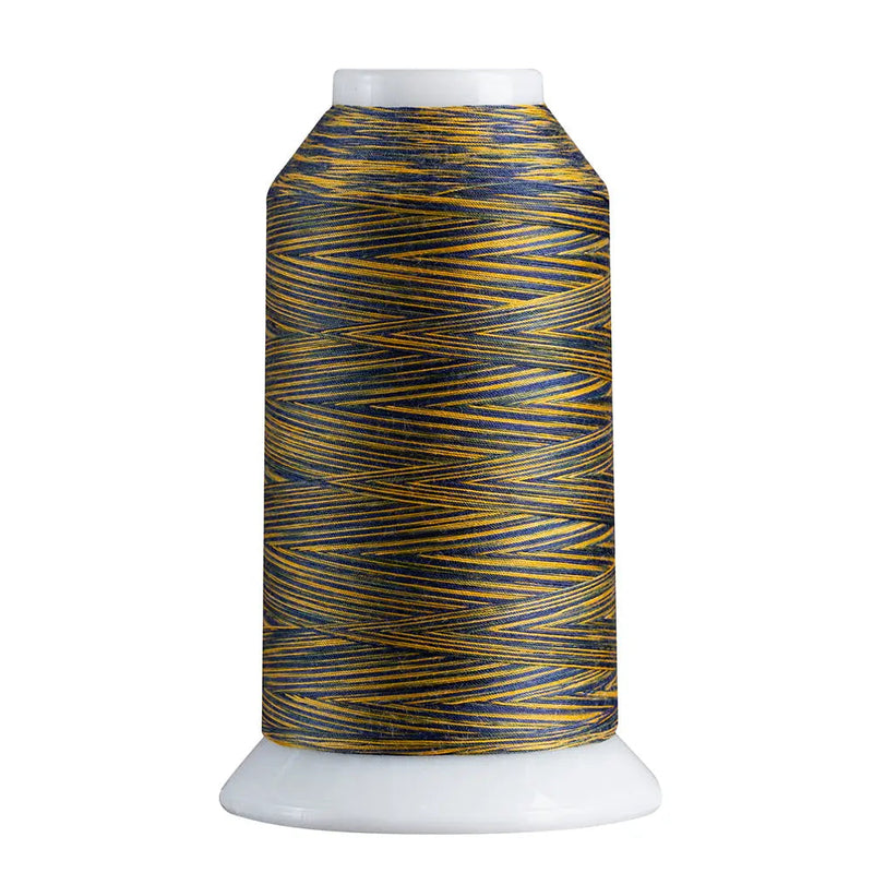 802 Blue/Gold Superior Spirit Variegated Polyester Thread