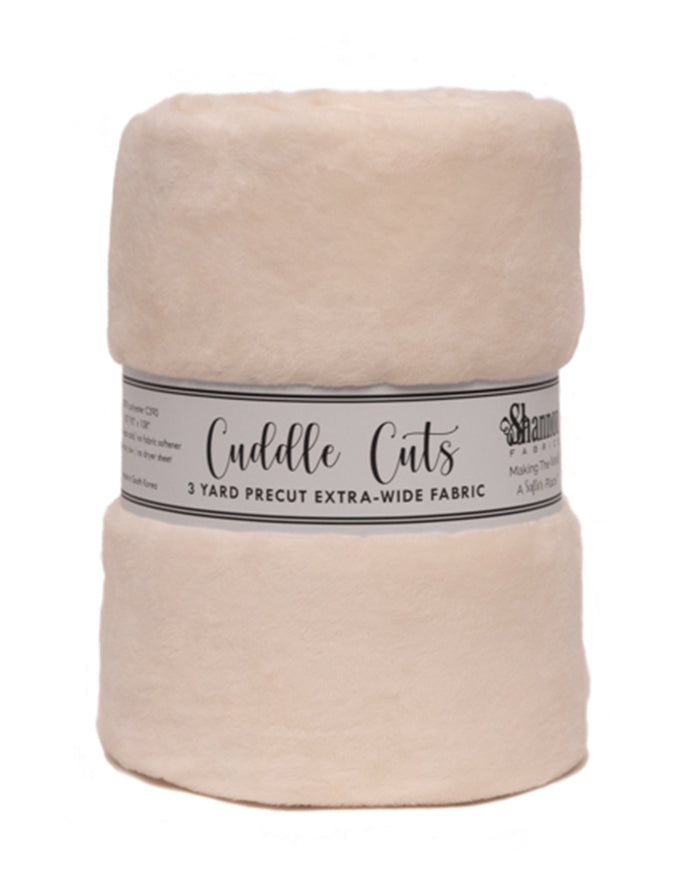 3 Yard Cuddle 110" Cut - Ivory