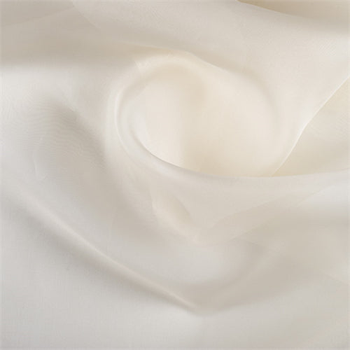 Runway Silks Eggshell Silk Organza Fabric - Reorderable
