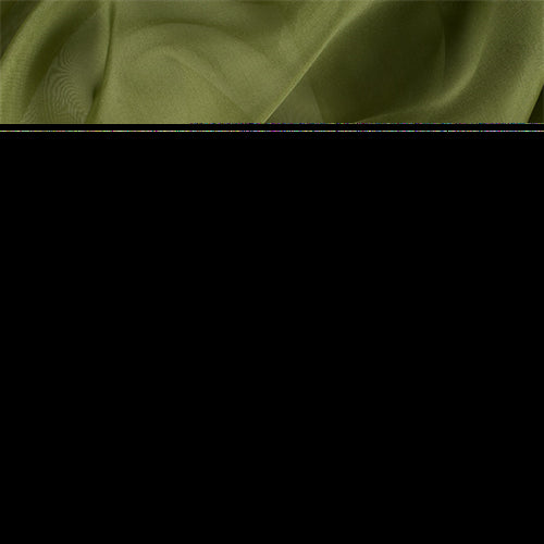 Runway Silks Grass Green Silk Organza Fabric - Reorderable