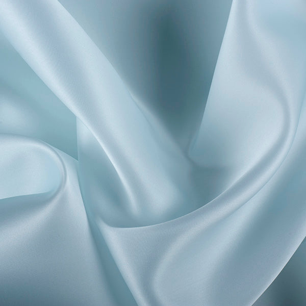 Runway Silks Pale Blue Silk Satin Organza Fabric - Reorderable