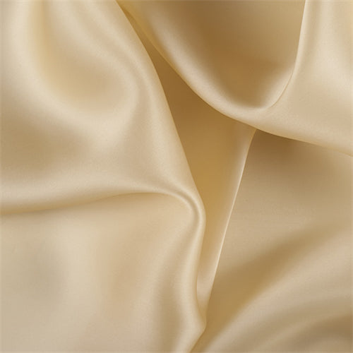 Runway Silks Gold Silk Satin Organza Fabric - Reorderable
