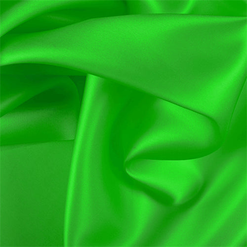 2 1/2 YD PC-Runway Silks Green Silk Satin Organza Fabric - Reorderable
