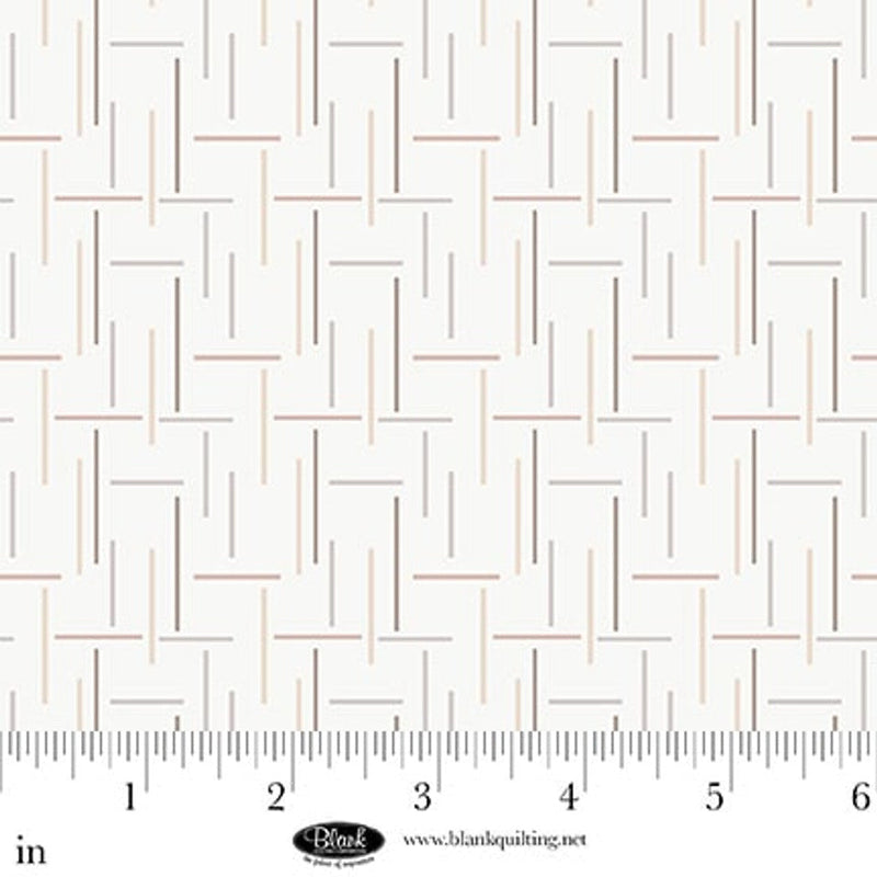 White Lines Sugar Dreams Cotton 44"/45" Fabric Per Yard