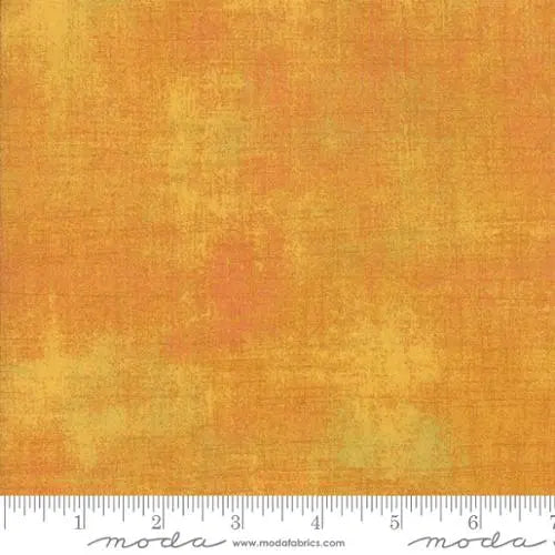 Orange Grunge Basics Butterscotch 44"/45" Fabric Per Yard