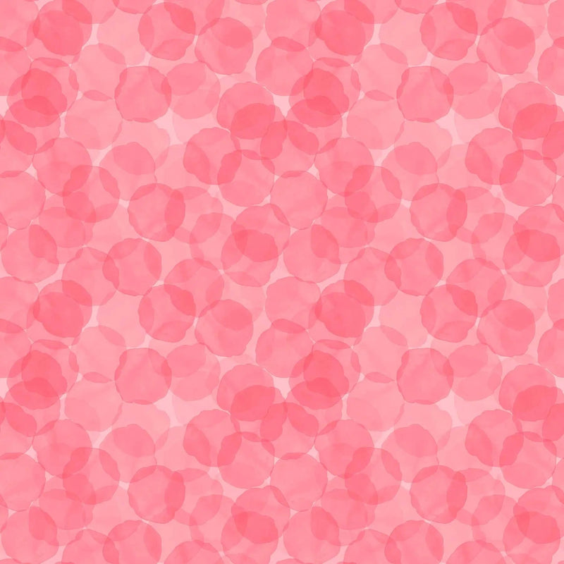 Pink Lemonade Juicy Tonal Trio Cotton 44"/45" Fabric Per Yard