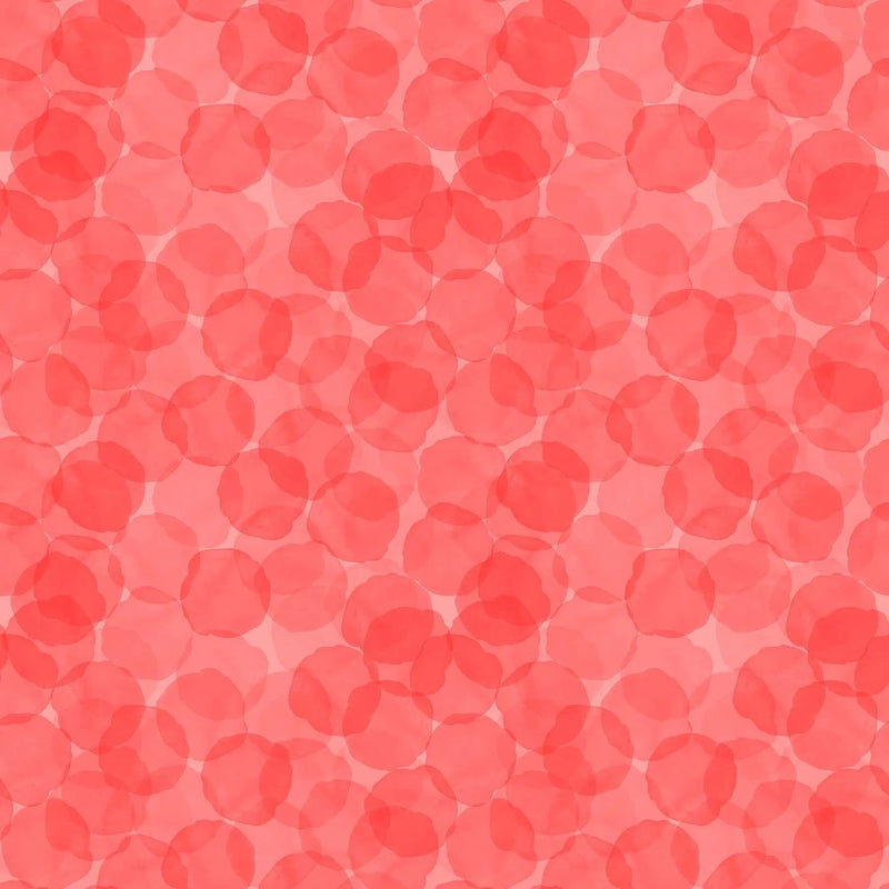 Red Cherry Juicy Tonal Trio Cotton 44"/45" Fabric Per Yard