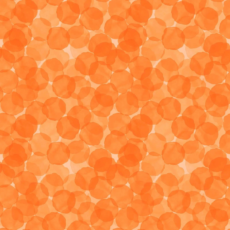 Orangeade Juicy Tonal Trio Cotton 44"/45" Fabric Per Yard