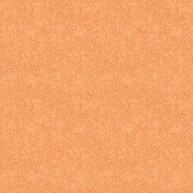 Orange Apricot Ditsy Tonal Trio Cotton 44"/45" Fabric Per Yard